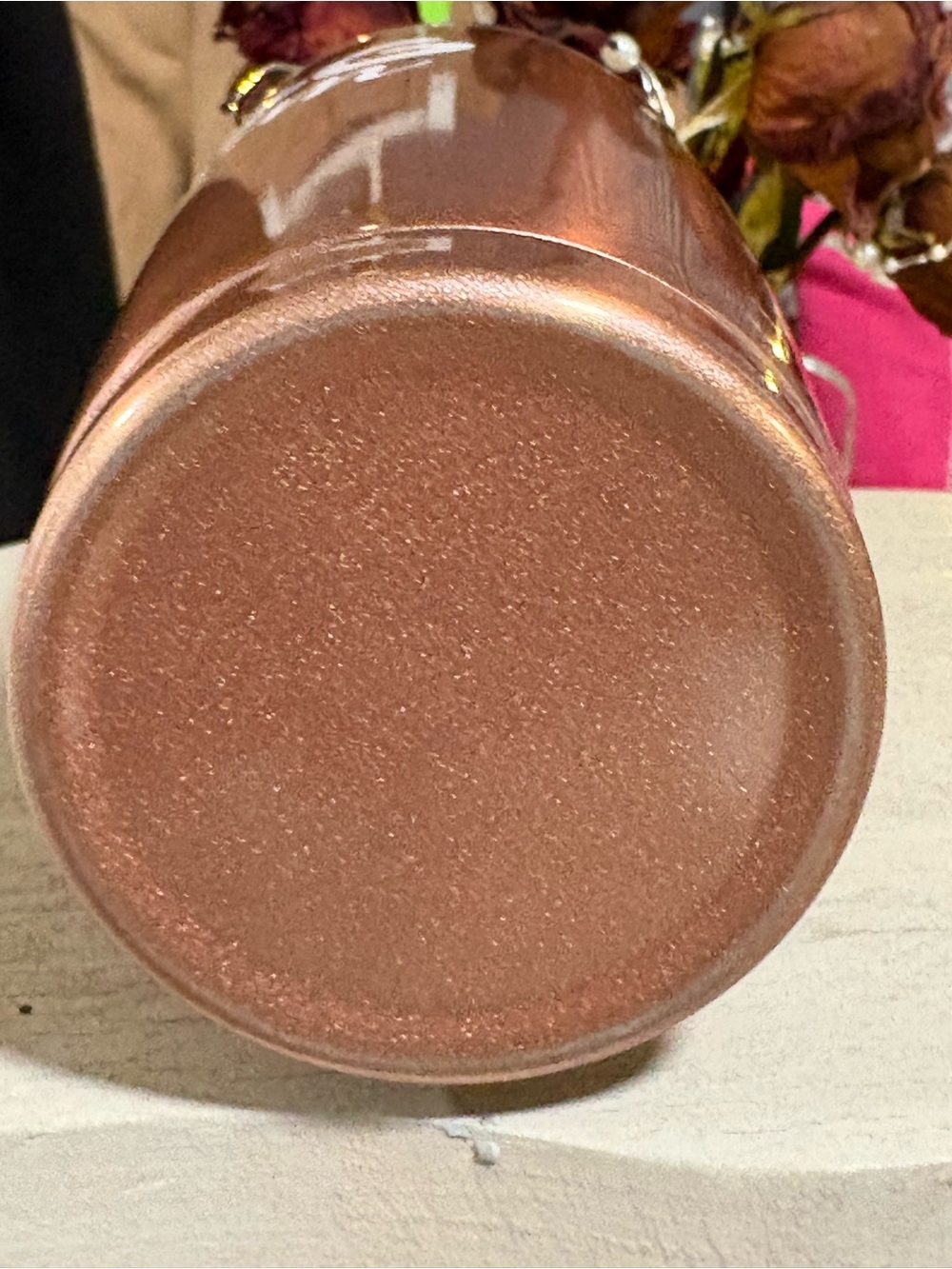The "Dog Mom" ​​Stainless Steel Thermal Mug in Rose Gold 🐶 - Picture 9 of 16